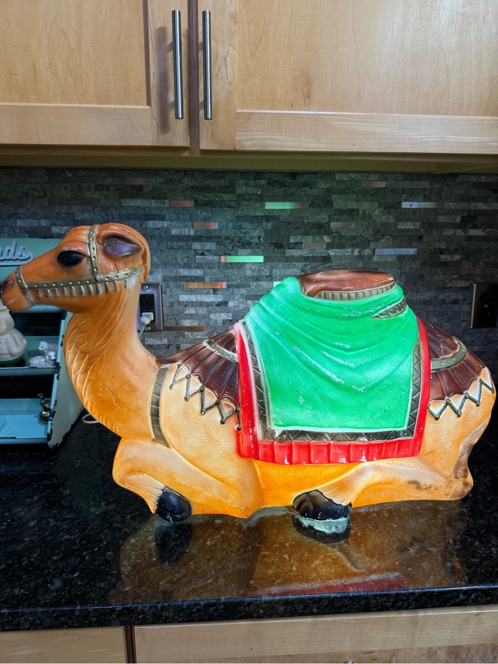 Vintage Empire Nativity Camel Blowmold